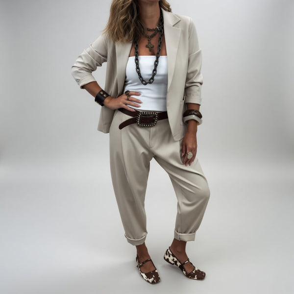 Begoña | Traje de blazer y pantalón cargo