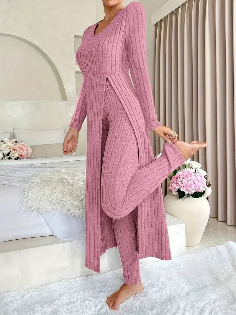 Patricia | Conjunto de canalé de dos piezas