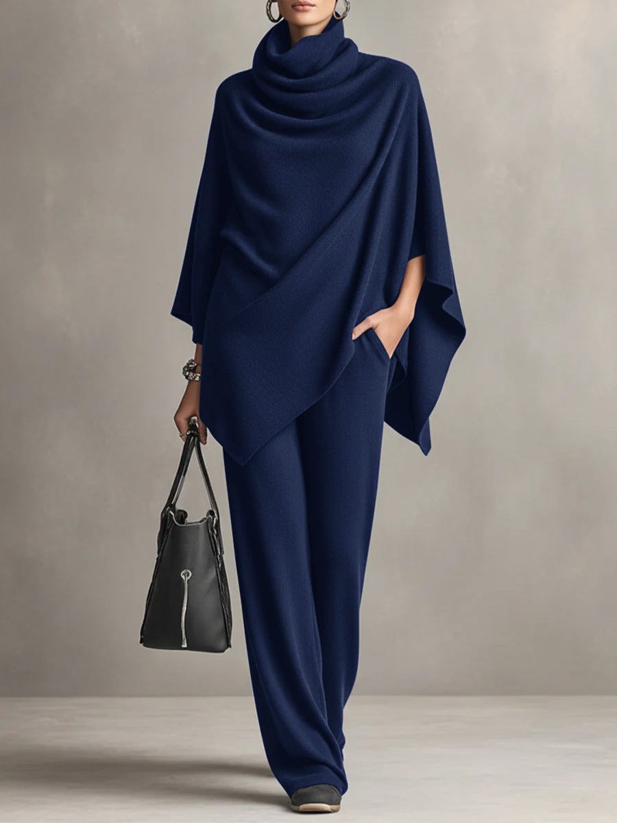 Teresa | Conjunto de top drapeado y pantalón amplio