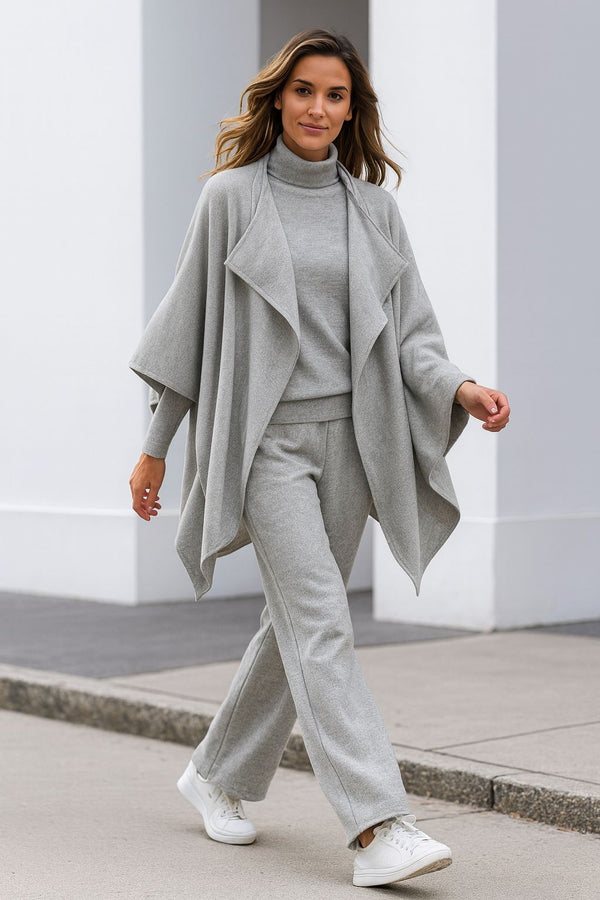 Susana | Conjunto suave con pantalón de cintura elástica