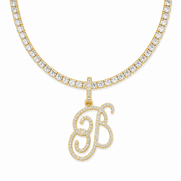 Isabel | Collar tenis dorado
