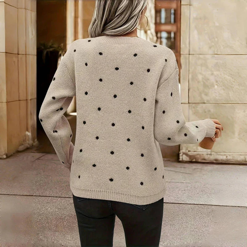 Martina | Jersey de punto con lunares