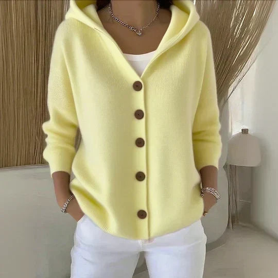 Estela | Chaqueta de punto con capucha