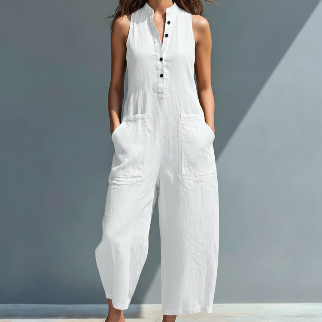 Olivia | Mono elegante sin mangas