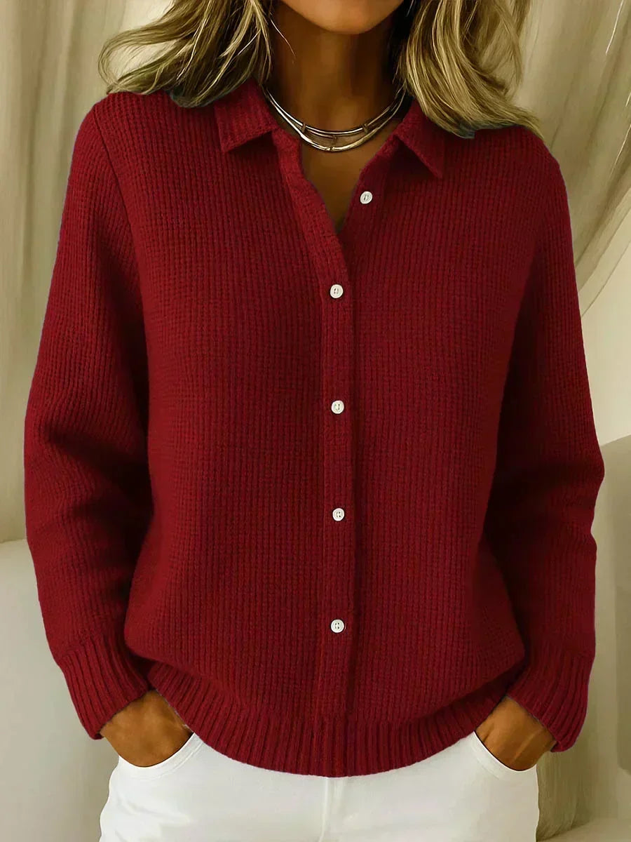 Julieta | Chaqueta de punto texturizada con botones