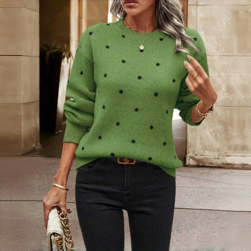 Martina | Jersey de punto con lunares