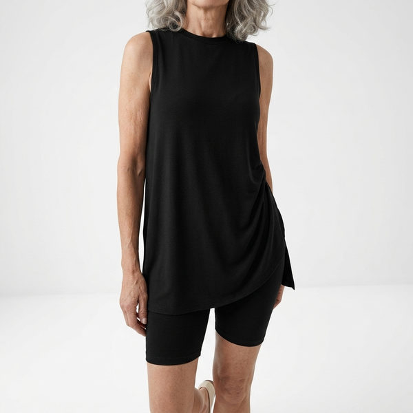Ángela | Conjunto de short y top sin mangas
