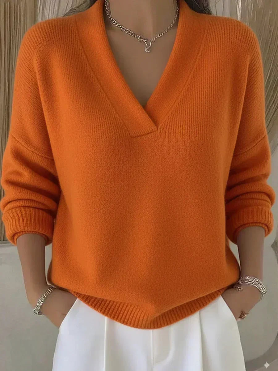 Iris | Jersey oversize con escote de pico