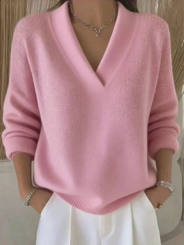 Iris | Jersey oversize con escote de pico