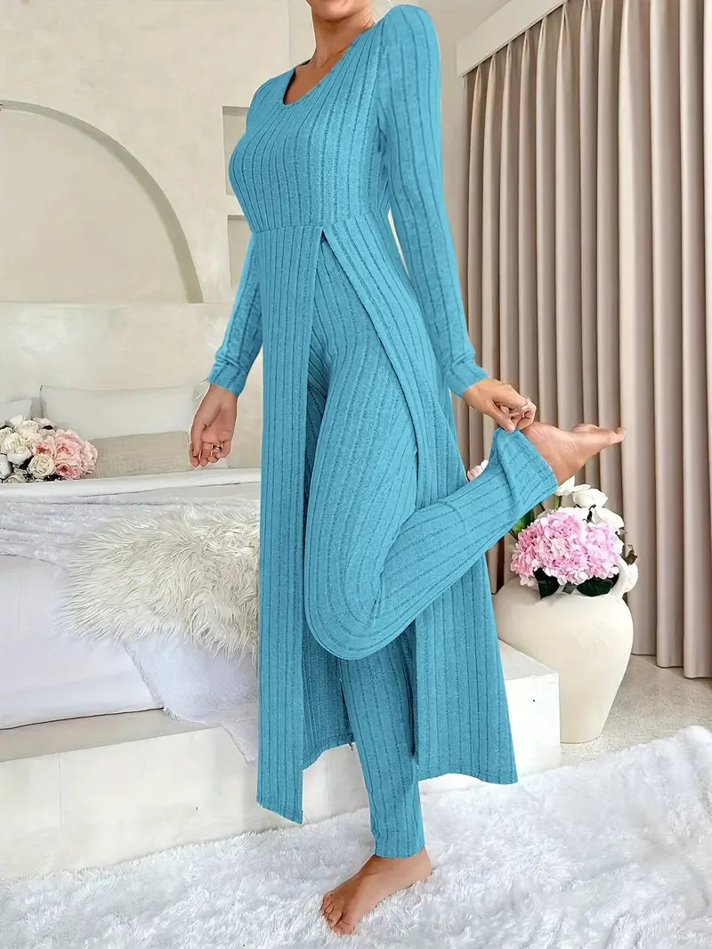 Patricia | Conjunto de canalé de dos piezas