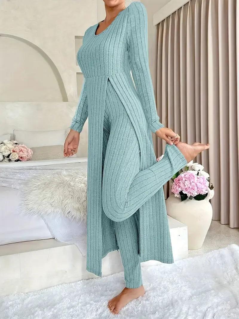 Patricia | Conjunto de canalé de dos piezas