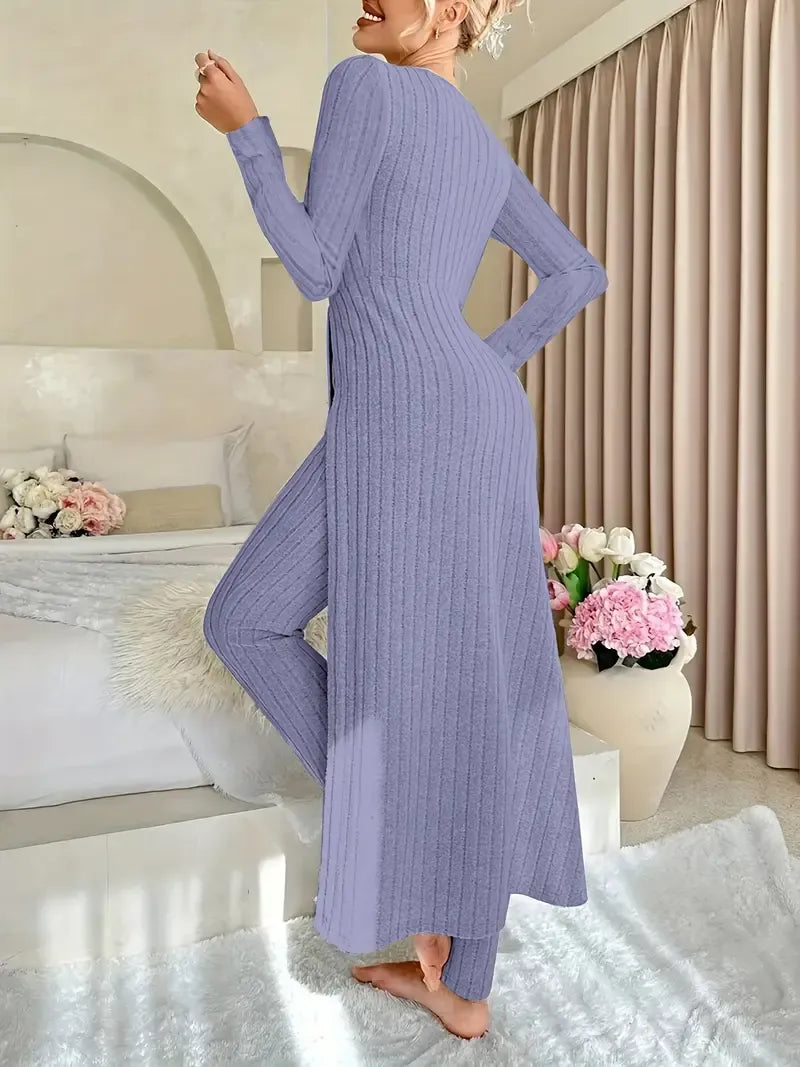 Patricia | Conjunto de canalé de dos piezas