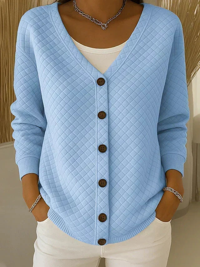 Berta | Chaqueta de punto acolchada con botones