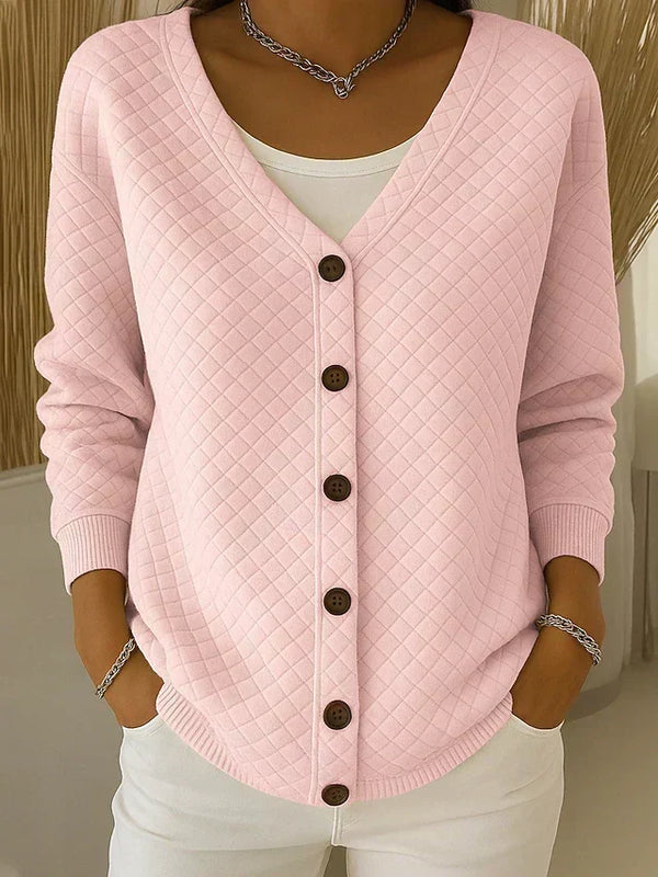 Berta | Chaqueta de punto acolchada con botones