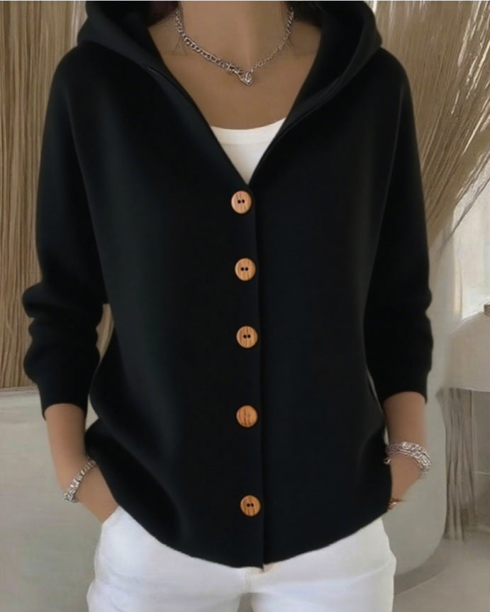 Estela | Chaqueta de punto con capucha