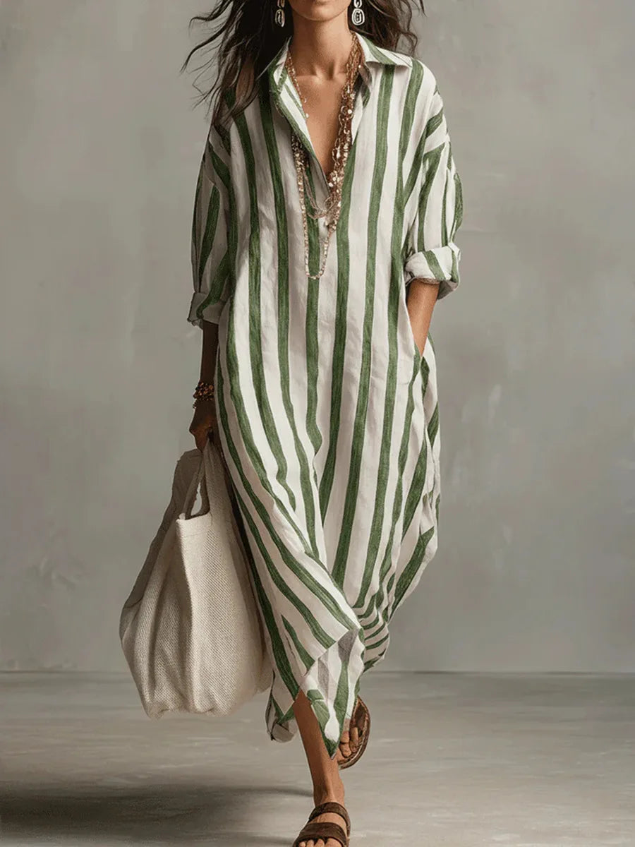 Carmen | Vestido camisero largo