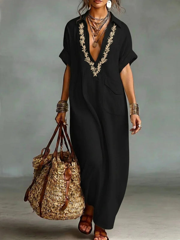Azahara | Vestido maxi bohemio de estampado floral