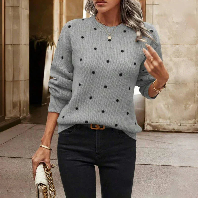 Martina | Jersey de punto con lunares