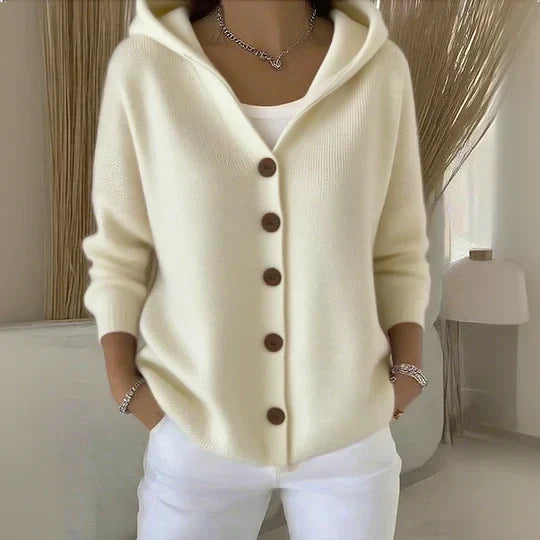 Estela | Chaqueta de punto con capucha