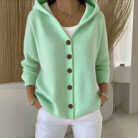 Estela | Chaqueta de punto con capucha