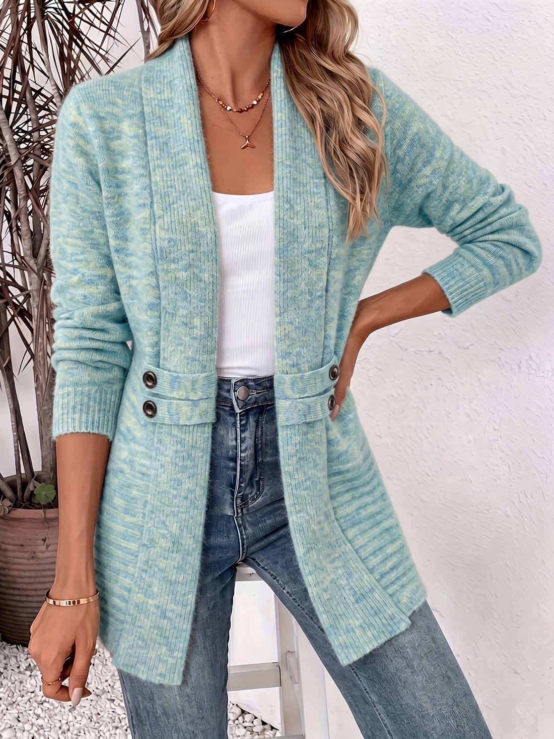 Sabina | Abrigo midi con doble botonadura y cinturón